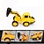 voordelige Noviteit speelgoed-(8 packs) legering auto speelgoed cadeau racen mini kleine dingen jacht graafmachine off-road voertuig tank speelgoed