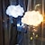 זול אורות דקורטיביים-ענן יצירתי לילה מנורת led מנורת 3D ענן led ענן אור לחדר שינה סימולציה ענן לחדר שינה לילד עיצוב הבית