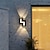 baratos luzes de parede ao ar livre-candeeiro de parede exterior à prova de água candeeiro de parede exterior para cima e para baixo luminoso moderno simples led iluminação exterior pátio candeeiro de parede de duas cabeças
