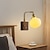 billige LED-væglys-lightinthebox keramisk væglampe lille væglampe, rustik valnøddetræ væglampe, vintage sengegavl lampe, indendørs lysarmatur til soveværelse stue spisestue gang 110-240v