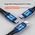 abordables Cables para móviles-Cable de carga múltiple 3,9 pies USB A a Lightning / micro / USB C 5 A Cable de Carga Carga rápida Alta transferencia de datos nailon trenzado Duradero 3 en 1 Para Macbook iPad Samsung Accesorio para