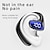 cheap Telephone &amp; Business Headsets-Single Ear Hook Earbud Bluetooth Headphones Single air Conduction Earphone Wireless Headset with Micphone Waterproof Hands-Free Cell Phones Earpiece