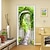 voordelige Deurstickers-3d 2 stks zelfklevende creatieve deur stickers diy decoratieve thuis waterdichte muurstickers 77x200 cm (30,3 &quot;x 78,7&quot;) muur decor voor slaapkamer woonkamer