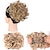 abordables Chignons-look chignon désordonné sans effort: extensions de cheveux synthétiques d&#039;aspect naturel avec des clips de peigne