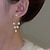 preiswerte Ohrringe-Damen Tropfen-Ohrringe Edler Schmuck Quaste Kostbar Kuschelig Stilvoll Ohrringe Schmuck Weiß Für Hochzeit Party 1 Paar