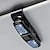 billige Organiseringsenheder til bil-1 stk/2 stk bilbrilleholder multifunktions bilbrilleholder i bilen diamantbesat øjenboks solskærmkortholder stonego kvindelig opbevaring