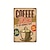cheap Metal Tin Sign-1pc Coffee Metal Tin Sign Coffee Vintage Plaque Decor, Home Decor, Restaurant Decor, Bar Decor, Cafe Decor, Garage Decor, Wall Decor, Water-proof, Dust-proof 20x30cm/8&#039;&#039;x12&#039;&#039;