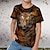 preiswerte 3D-T-Shirts für Jungen-Jungen 3D Graphic Tier Karikatur T-Shirt Kurzarm 3D-Druck Sommer Frühling Aktiv Sport Modisch Polyester kinderkleidung 3-12 Jahre Outdoor Casual Täglich Regular Fit