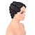cheap Costume Wigs-Wig Finger Wave Wig Glueless Wear and Go Wig Short Syntheyic Curly Wigs for Black Women Nuna Wig 1920s Cosplay Costume Halloween Party Daily Use
