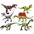 preiswerte Pädagogisches Spielzeug-Kinder-Dinosaurier-Spielzeug, Simulation, Tyrannosaurus Rex, Carnotaurus, solides Umweltschutz-Puzzle-Modell, Ornament-Spielzeug, Geschenk zum Schulanfang