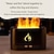 cheap Humidifiers &amp; Dehumidifiers-1pc ABS Humidifier, Modern Fire Pattern Desktop Atomizer Hydrating Device For Home &lt;!----&gt;