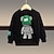 cheap Sets-2 Pieces Kids Boys Hoodie &amp; Sweatpants Set Clothing Set Outfit Bear Letter Long Sleeve Pocket Set Outdoor Fashion Cool Daily Spring Fall 7-13 Years Black White Army Green