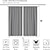 billige Gardiner og draperinger-blendingsgardin gardin gårdsgardin 2 paneler svart for stue soverom dør kjøkken balkong vindu behandlinger varmeisolert
