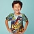 baratos camisetas 3d menino-Para Meninos 3D Gráfico Animal Dinossauro Camisa Camiseta Manga Curta Impressão 3D Verão Primavera Ativo Esportes Moda Poliéster Infantil 3-12 anos Ao ar livre Casual Diário Normal