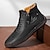 ieftine Încălțăminte manuală pentru bărbați-Bărbați Cizme Încălțăminte casual pentru bărbați Mărime Plus Size Pantofi lucrați manual Pantofi de confort Plimbare Clasic Casual În aer liber Zilnic Piele Respirabil Comfortabil Anti-Alunecare