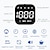 cheap Head Up Display-Digital GPS Speedometer Car HUD Heads Up Display with Digital Speed in MPH KPH Compass Driving Direction Fatigue Driving Reminder Overspeed Alarm Trip Meter