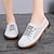 cheap Women&#039;s Sneakers-Women&#039;s Flats White Shoes Barefoot shoes Comfort Shoes Outdoor Daily Solid Color Summer Low Heel Round Toe Casual Comfort Minimalism Walking Faux Leather Elastic Band White Beige