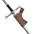 cheap Historical &amp; Vintage Costumes-Pirate Warrior Knight Ritter Viking Celtic Knight Punk &amp; Gothic Medieval Renaissance 17th Century Cosplay Costume Scabbard Sword Holder Sword Frog Men&#039;s Women&#039;s Costume Vintage Cosplay Performance