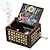 baratos favor de festa-caixa de música pintada de madeira dragão gato música presente tenda exibição caixa de música de madeira de luxo operada manualmente