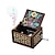 baratos favor de festa-caixa de música pintada de madeira dragão gato música presente tenda exibição caixa de música de madeira de luxo operada manualmente
