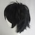 cheap Costume Wigs-Short Cosplay Hair Wig Women Men Male Fluffy Straight Cartoon Anime Con Party Costume Pixie Wigs Black