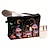 preiswerte Schmuckkästchen und Kosmetikaufbewahrung-Pilz-Kosmetiktasche, Handaufbewahrung, Kulturbeutel, tragbare Reisetasche, 22 x 18 x 13,5 cm