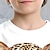economico magliette 3d da ragazzo-Da ragazzo 3D Pop art Animali Leopardo maglietta T-shirt Manica corta Stampa 3D Estate Primavera Attivo Sportivo Di tendenza Poliestere Bambino 3-12 anni Esterno Informale Giornaliero Standard