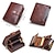 cheap Card Holders &amp; Cases-Man Purse Genuine Leather RFID Vintage Wallet Men with Coin Pocket Short Wallets Small Zipper Walet with Card Holders