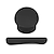 Χαμηλού Κόστους Mouse Pad-1 σετ μαύρης μνήμης σφουγγάρι ποντικιού χαλάκι gaming μηχανικό πληκτρολόγιο αντιολισθητικό μαξιλαράκι στηρίγματος καρπού εργονομικό μαξιλάρι στήριξης καρπού χεριών