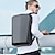 Недорогие Сумки, чехлы и рукава для ноутбуков-мужской модный бизнес-рюкзак для подростков, пластиковая поверхность, однотонный водонепроницаемый рюкзак для ноутбука с паролем, 3 цвета