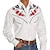 ieftine Costume Vintage &amp; Istorice-klasické Retro / vintage Bluză / Cămașă West Cowboy Bărbați Mascaradă Zilnice Cămașă