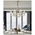 cheap Candle-Style Design-Modern Clear Crystal Chandelier Adjustable 1/6/8 Lights Crystal Glass Flush Mount Hanging Ceiling Pendant Light Classic Candle Style Lighting Fixture E12/E14 for Bedroom Living Room Hallway Entry 110-240V
