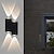 baratos luzes de parede ao ar livre-candeeiro de parede exterior à prova de água candeeiro de parede exterior para cima e para baixo luminoso moderno simples led iluminação exterior pátio candeeiro de parede de duas cabeças