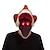 levne Příslušenství-To Pennywise Zabijácký klaun Maska Dospělé Unisex Horor Strašidelný kostým předvečer Všech svatých Karneval Mardi Gras Jednoduché Halloweenské kostýmy