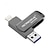 tanie Akcesoria komputerowe-Obróć dysk flash USB 3.0 dla iphone&#039;a z interfejsem 2 w 1 usb-a do błyskawicy usb3.0 pendrive dla iphone 7/8/9/11/12/13/ipad