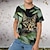 preiswerte 3D-T-Shirts für Jungen-Jungen 3D Graphic Tier Karikatur T-Shirt Kurzarm 3D-Druck Sommer Frühling Aktiv Sport Modisch Polyester kinderkleidung 3-12 Jahre Outdoor Casual Täglich Regular Fit