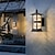 baratos luzes de parede ao ar livre-Luminárias de parede ao ar livre, lanternas de parede à prova d&#039;água externas, arandelas de varanda, tons de vidro de iluminação, lâmpadas de parede modernas para entrada de porta de pátio branco quente 110-240 v