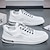 ieftine Adidași Bărbați-Bărbați Mocasini &amp; Balerini Aspect sportiv Pantofi albi Plimbare Casual De Atletism PU Respirabil Loafer Alb Bej Toamnă
