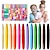 cheap Painting, Drawing &amp; Art Supplies-1set Face Paint Marker Non-Toxic 12 Colors Professional Body Crayons Makeup Painting Set Gift For Kids, Halloween Party Supply, Back to School Supplies, Party Supplies
