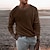 cheap Men&#039;s Pullover Sweater-Men&#039;s Sweater Pullover Sweater Jumper Ribbed Knit Cropped Knitted V Neck Clothing Apparel Spring Fall Camel Gray / GRAY S M L