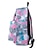 cheap Backpacks &amp; Bookbags-Women&#039;s Backpack School Bag Bookbag Commuter Backpack School Daily Floral Print Nylon Lightweight Zipper Pink Dusty Rose Red
