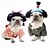 billiga Kostymer-Hund Katt Halloweendräkter Dräkter / Kostymer Halloween outfit Cosplay Rolig Vinter Mjuk Tvättbar Bekväm Halloween Utomhus Halloween Ledigt / vardag Hundkläder for Bichon Frisé Pommeran valpen eller