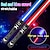 cheap Light Up Toys-1pc Light Up Saber With FX Sound(Motion Sensitive) Retractable Lightsaber Blue &amp; Red &amp; Cool Seven Colors Realistic HandleExpandable Light Swords Set Popular Parent-child Interactive Gift for Halloween