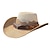 billiga Historiska- och vintagedräkter-1700-talet 1800-talet delstaten Texas Cowboyhatt Cowgirl hatt Cowgirl Cowboy Västerncowboy Herr Dam Karnival Fest / afton Maskerad Hatt