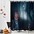 baratos Cortinas de chuveiro de Halloween-Cortina de chuveiro horror halloween com ganchos decoração do banheiro tecido à prova d&#039; água cortina de chuveiro conjunto com 12 pacote de ganchos de plástico esqueleto abóbora bruxa