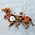 voordelige Keukengerei &amp; Gadgets-teckel hond dinerbord schattig kerstdinerbord, houten borden snijplank houten decoratief dienblad, hakblok voor fruitschaal, dessertbord voor vakantiefeest