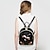 olcso Hátizsákok-Női hátizsák Iskolatáska hátizsák Iskola Napi Tömör szín Virág Oxfordi ruha Nagy kapacitás Vízálló Könnyű Hímzés Cipzár Fekete
