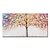 abordables Peintures fleurs/botaniques-Peinture à l&#039;huile Hang-peint Peint à la main Format Horizontal Paysage A fleurs / Botanique Moderne Rideau (sans cadre)