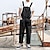 voordelige Cargobroeken-Voor heren overalls Jumpsuit Meerdere zakken Effen Comfort Ademend Enkellengte Dagelijks Streetwear Stijlvol Zwart Groen Micro-elastisch