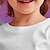 abordables t-shirts 3d fille-Fille 3D Graphic Bande dessinée Lapin T-shirt Tee-shirts Manche Courte 3D effet Eté Printemps Actif Mode Le style mignon 100% Coton Enfants 3-12 ans Extérieur Casual du quotidien Standard